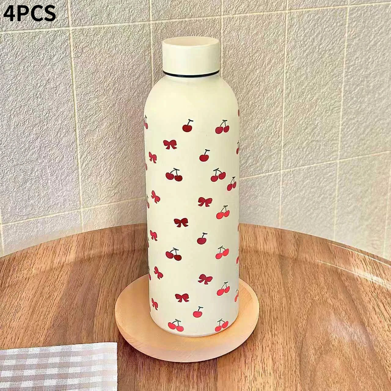 Stainless Steel Wine Bottle Insulated Cup, Durable Reusable Material, Portable Large Capacity Cute High Aesthetic Thermos