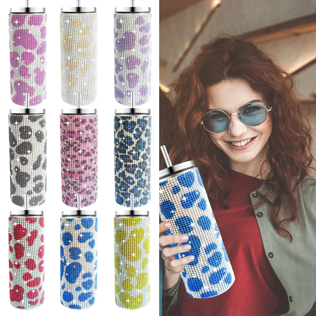 500ml Shiny Stainless Steel Bottles Vacuum Flasks Bling Drink Water Bottle Insulated Cup Travel For Gift