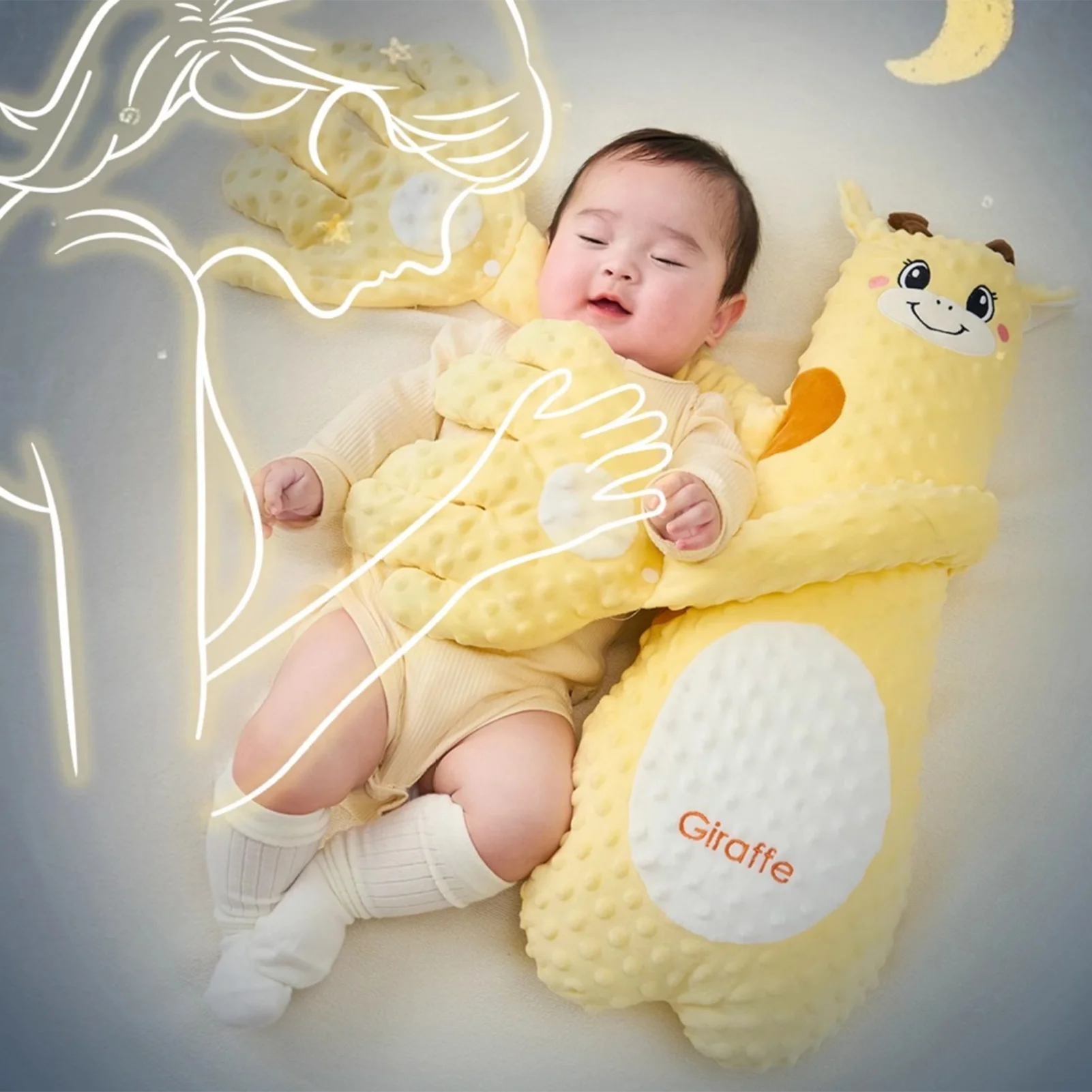 Baby Patter with 3 Adjustable Modes/ New Baby Butt Patter Baby Patting Sleeping Toy Anti-Startle Baby Patting Pillow Sleep Aid