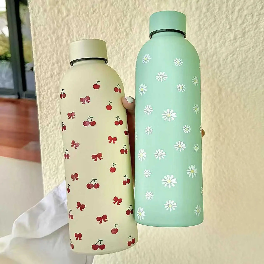 Stainless Steel Wine Bottle Insulated Cup, Durable Reusable Material, Portable Large Capacity Cute High Aesthetic Thermos