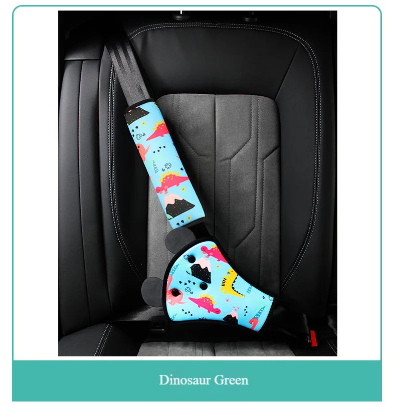 Car Child Safety Belt, Seat Shoulder Guard, Anchor, Safety Belt Protection Cover, Anti Pinch Neck Limiter, Belly Guard
