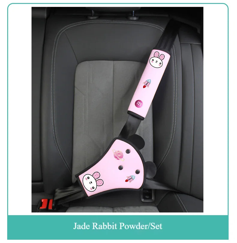 Car Child Safety Belt, Seat Shoulder Guard, Anchor, Safety Belt Protection Cover, Anti Pinch Neck Limiter, Belly Guard