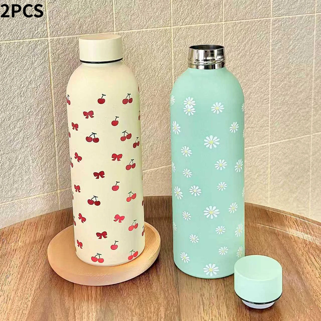Stainless Steel Wine Bottle Insulated Cup, Durable Reusable Material, Portable Large Capacity Cute High Aesthetic Thermos
