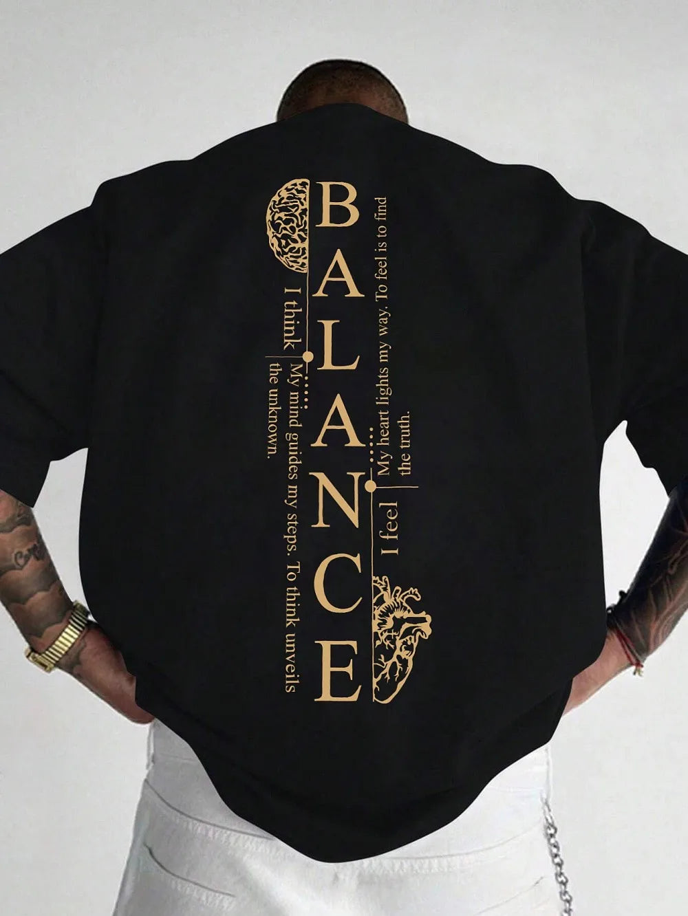 Fashionable new men's large letter printed breathable and comfortable round neck T-shirt summer outdoor urban casual top