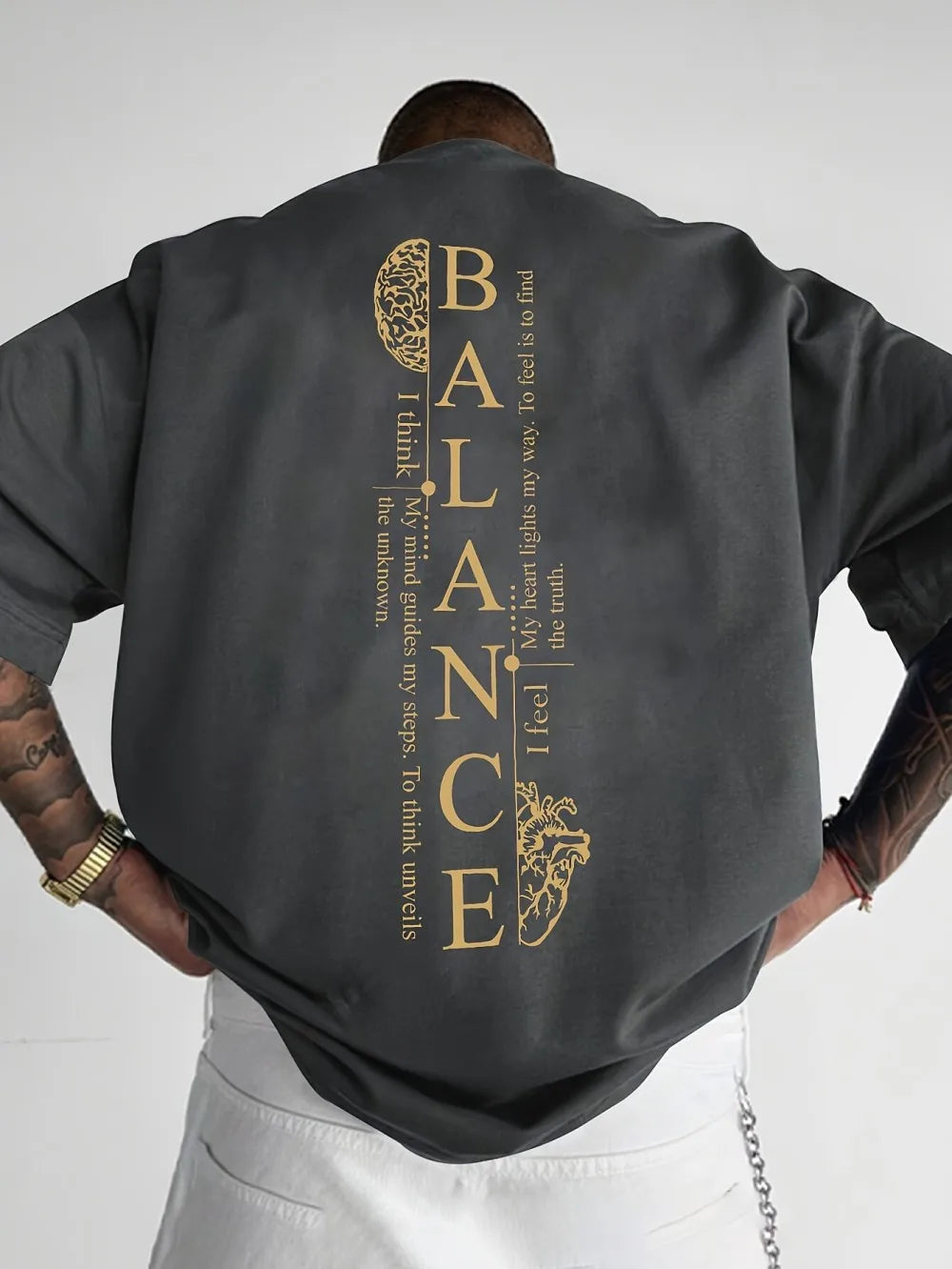 Fashionable new men's large letter printed breathable and comfortable round neck T-shirt summer outdoor urban casual top