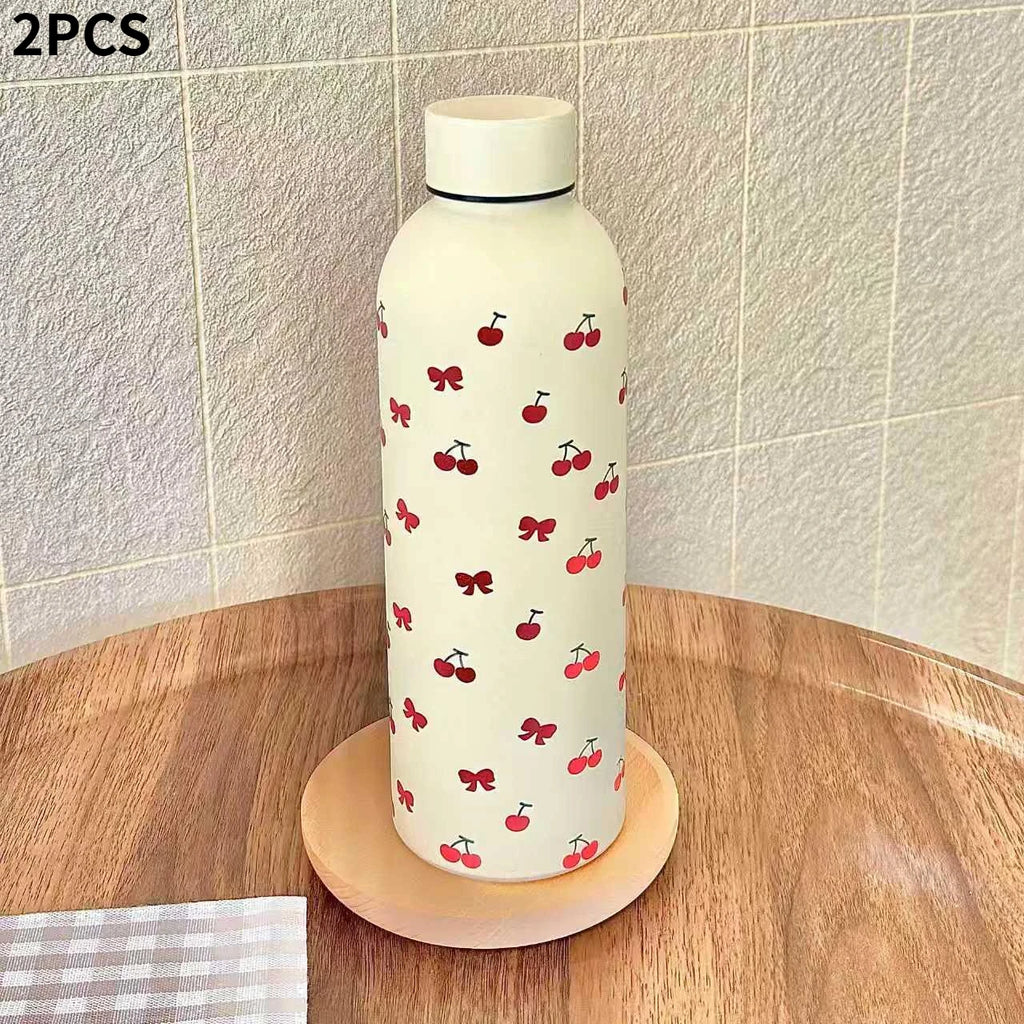 Stainless Steel Wine Bottle Insulated Cup, Durable Reusable Material, Portable Large Capacity Cute High Aesthetic Thermos