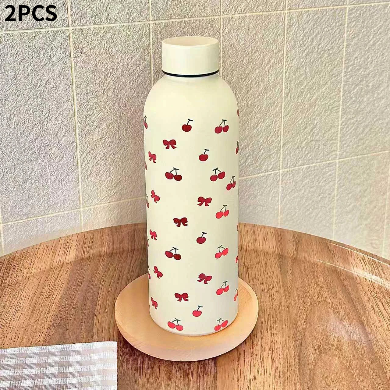 Stainless Steel Wine Bottle Insulated Cup, Durable Reusable Material, Portable Large Capacity Cute High Aesthetic Thermos