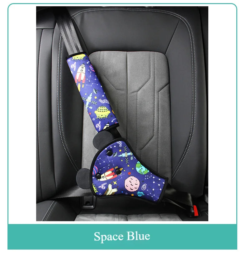 Car Child Safety Belt, Seat Shoulder Guard, Anchor, Safety Belt Protection Cover, Anti Pinch Neck Limiter, Belly Guard