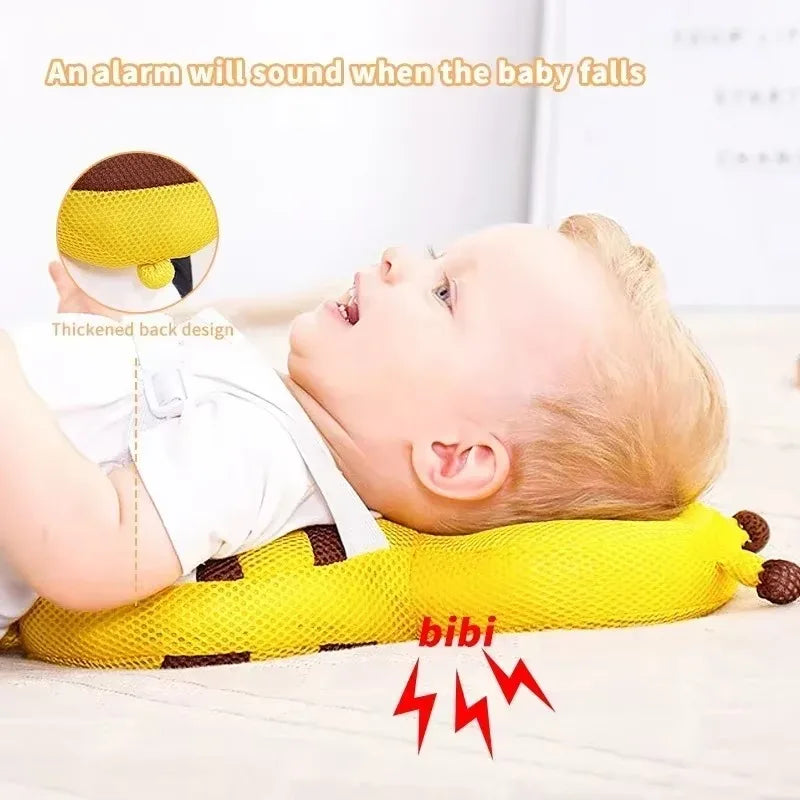 Little Bee Baby Head Protection Hat Soft Plush Anti Fall Pillow Breathable Cute Learning Walking Safety Pad for Toddlers