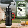 2.5L Super Large Stainless Steel Vacuum Thermos, Double Walled Insulated Flask for Hot & Cold Beverages, Travel & Camping Essent