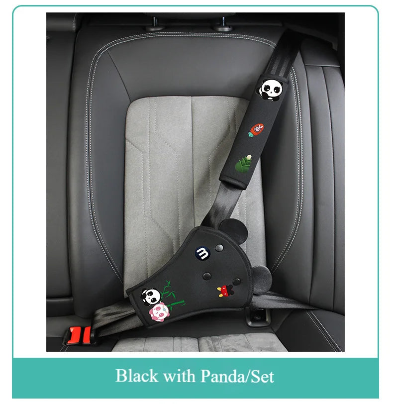 Car Child Safety Belt, Seat Shoulder Guard, Anchor, Safety Belt Protection Cover, Anti Pinch Neck Limiter, Belly Guard