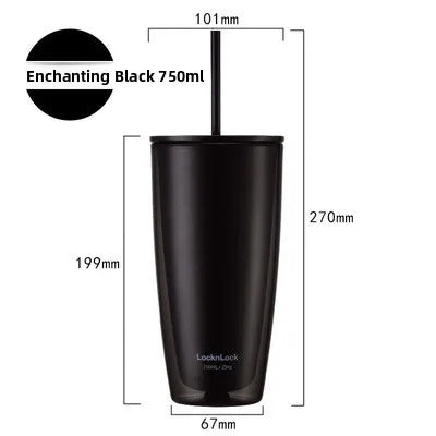 Summer Large Capaci St Cup Office Use Convenient Handheld Cherry Blossom Pattern Fre Girl Sle Lo N Lo Water Bottle